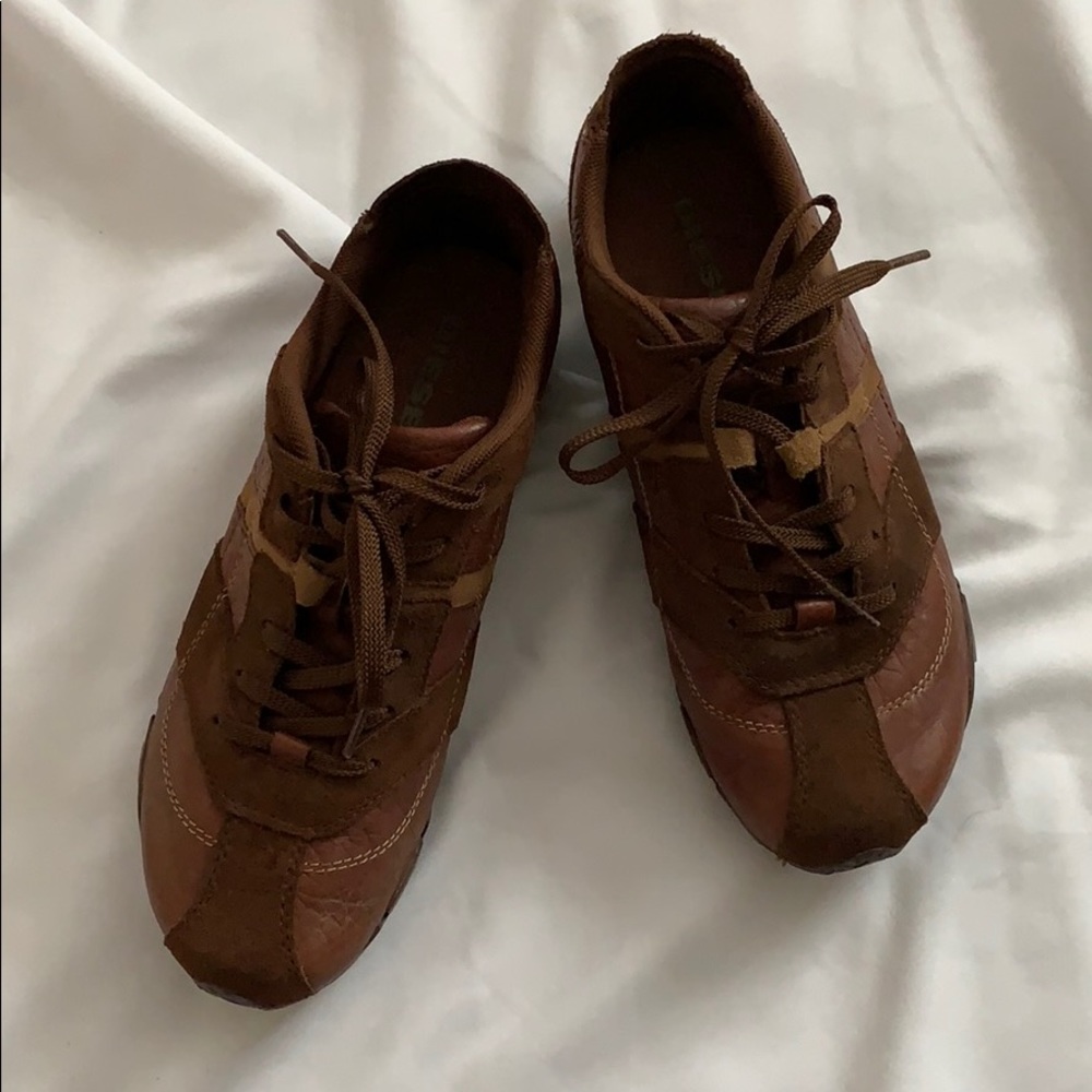 Diesel Leather Sneakers